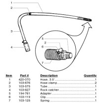 Collier fixation flexible aspiration SP6000. rep2