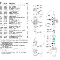 Kit siège carbure bas de pompe