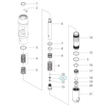 Siège du clapet de refoulement