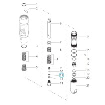 Siège du clapet de refoulement