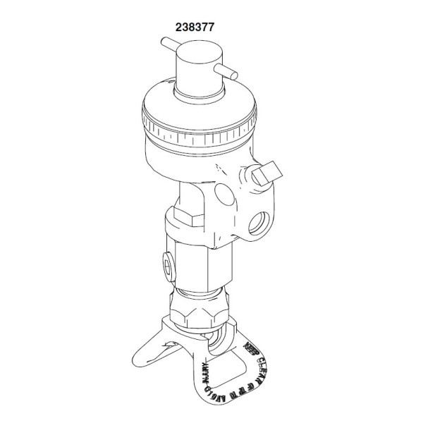 Pistolet à peinture automatique Airless
