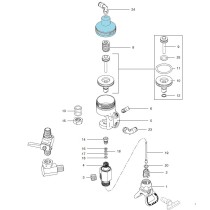 Chapeau cylindre pneumatique