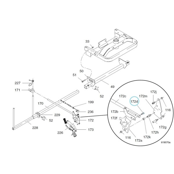 Vis fixation support pistolet