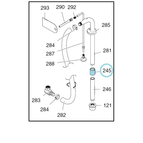 Raccord tuyau 1"