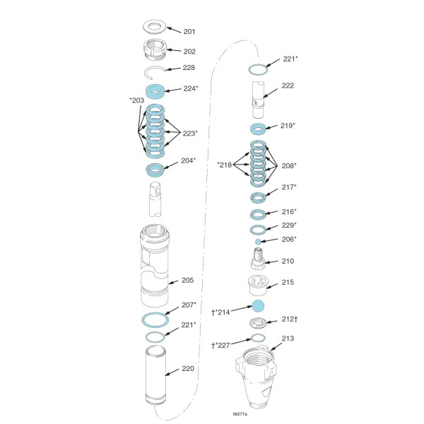 KIT DE REPARATION POMPE (BILLES CERAMIQUES)