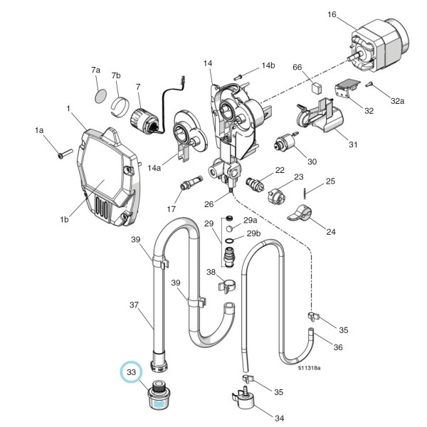 Crépine aspiration Magnum DX