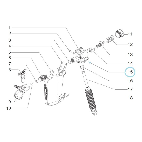 Vis d'axe de gachette pistolet S3