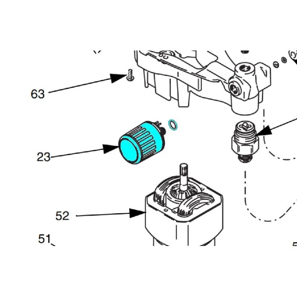 Bouton de reglage pression pour MagnumDX