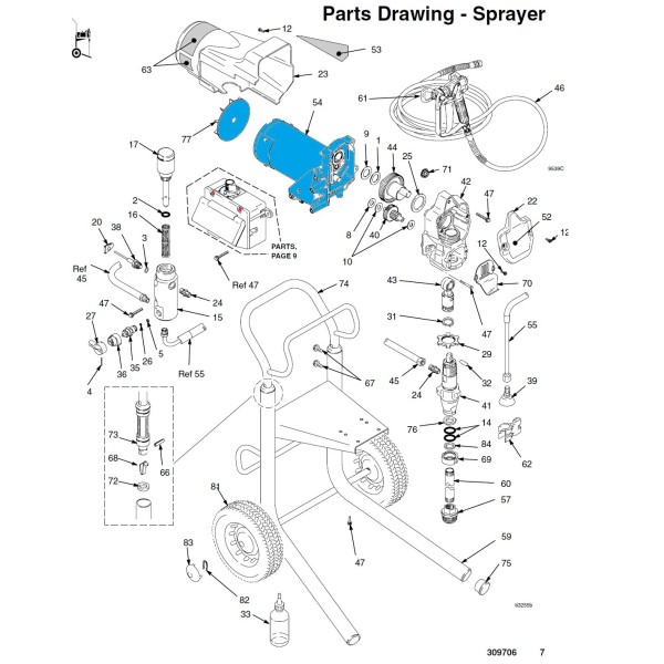 Kit moteur 230V St Max 395