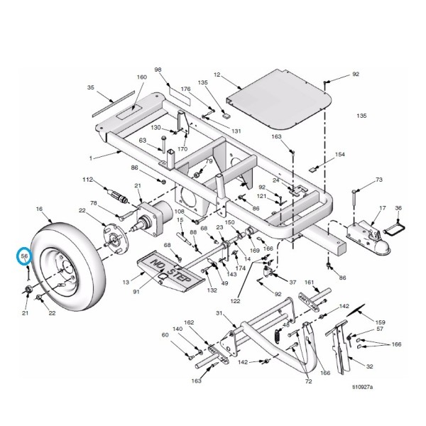 Goupille roue Line Driver