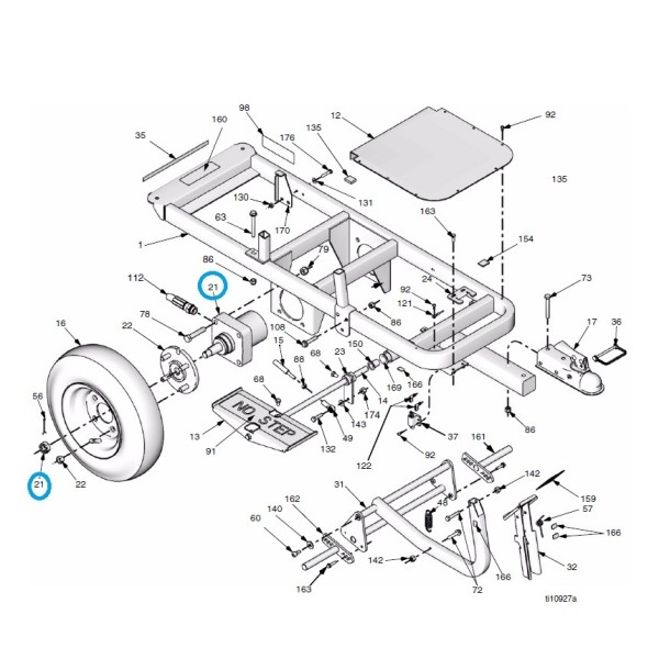 Moteur roue avec ecrou Line Driver