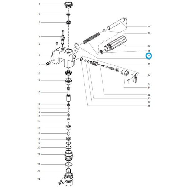 Filtre support spring 640i et 740i