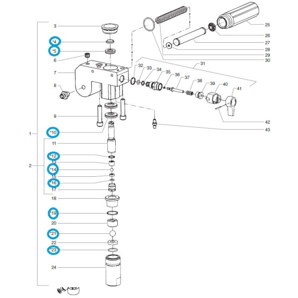 Kit de rep pompe 440i   et 640i