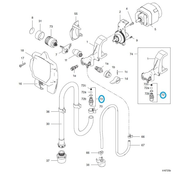 Clapet pompe Magnum L10 M5