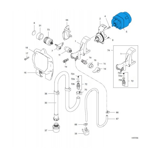 Moteur Magnum L10 M5 220 V