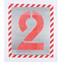 Pochoirs chiffres en zinc BAT