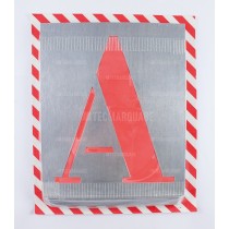 Pochoirs chiffres en zinc CAP