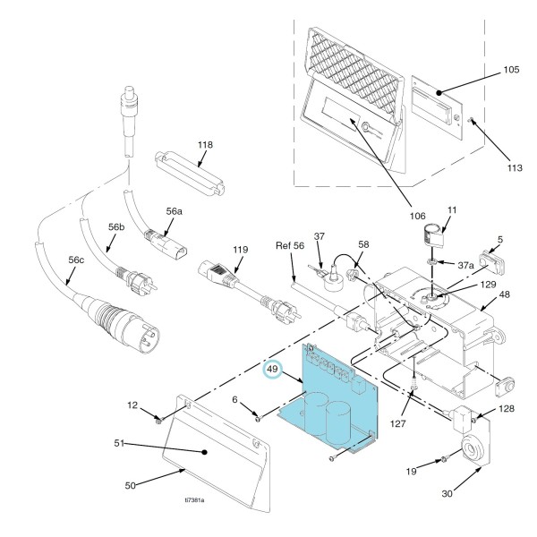 CARTE DE PANNEAU KIT 220V