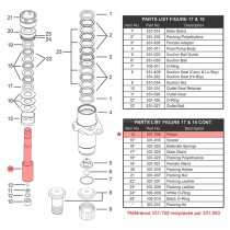 Piston pompe al331093 331-093
