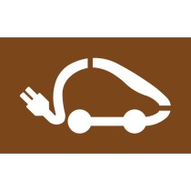 POCHOIR VOITURE ÉLECTRIQUE - CONTREPLAQUÉ