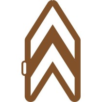 Pochoir double chevron pour...