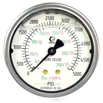 Manomètre En Acier Inoxydable Pour Pulvérisateur Sans Air - Compatible Modèles 440, 540, 640, Etc.