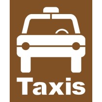 Pochoir station de taxis