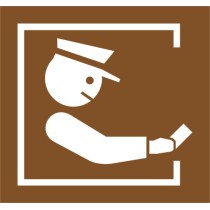 Pochoir guichetier ticket