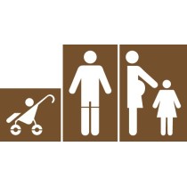 Pochoir famille avec enfant...