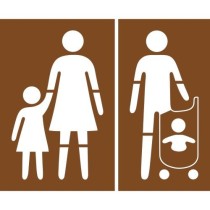 Pochoir famille avec enfants