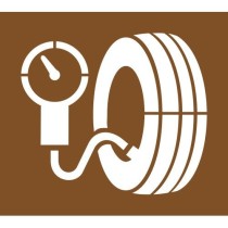 Pochoir station de gonflage