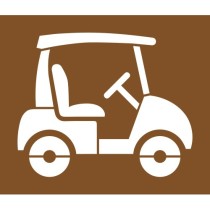 Pochoir voiture golfette