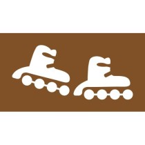 Pochoir rollers patins à...