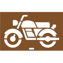 Pochoir moto