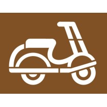 Pochoir scooter