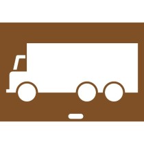 Pochoir camion double essieu