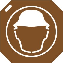 Pochoir port du casque...