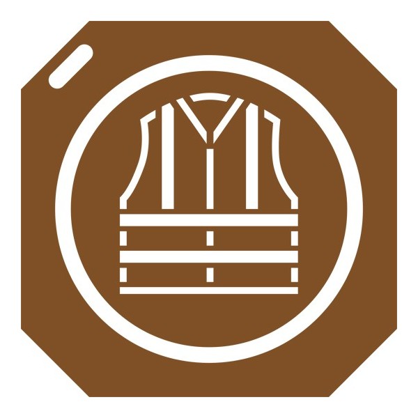 Pochoir gilet obligatoire