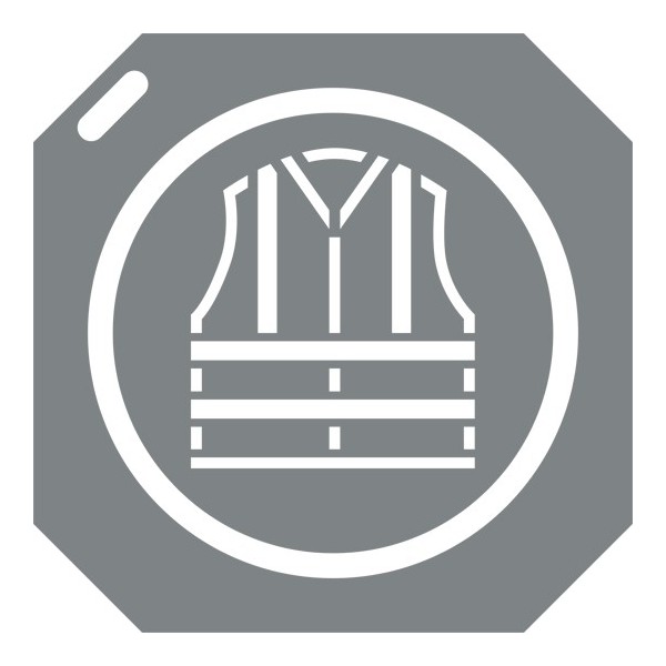 Pochoir gilet obligatoire