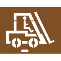 Pochoir chariot élévateur