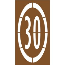 Pochoir B14 30 km/h Zone 30