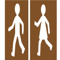 Pochoir panneau A13a géant