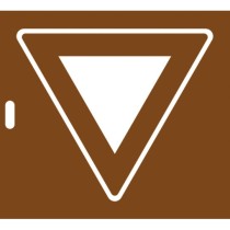 Pochoir panneau priorité AB3a