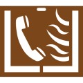 Pochoir téléphone incendie
