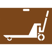 Pochoir transpalette