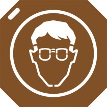 Pochoir lunettes obligatoires