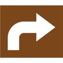 Pochoir petite flèche tourner