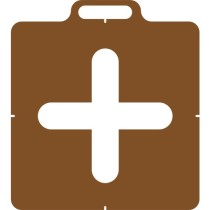 Pochoir croisillon arrondi...