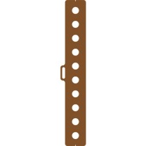 Pochoir ligne de points de...