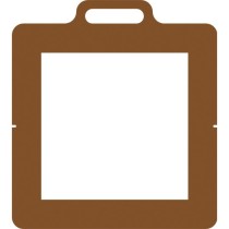 Pochoir carré cédez le passage